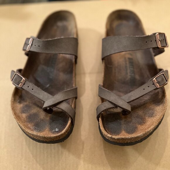 Birkenstock Mayari brown sandal Size 11, Birkenstock size 41 - Picture 1 of 2